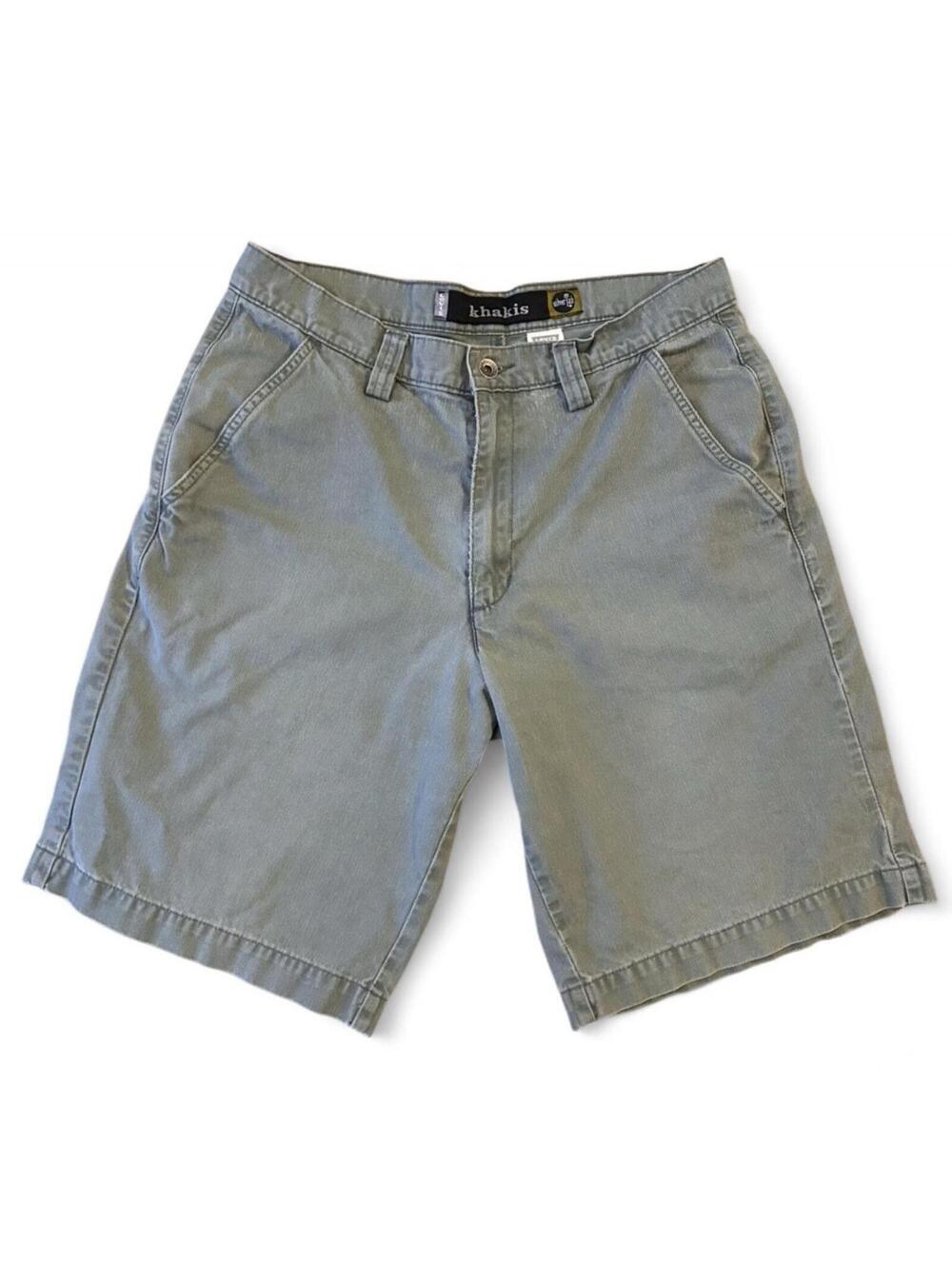 Vintage Levi’s Silver Tab Khakis Corduroy Shorts Green Men’s 31 11”